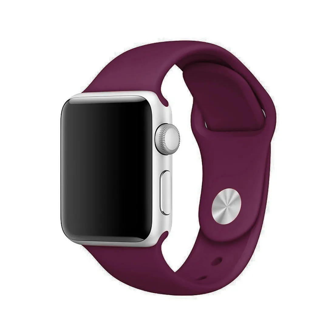 Silicone Sports Watch Strap for Apple Watch Series 5/4/3/2/1 (Jam Pink)