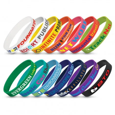 Silicone Wrist Band - Indent 1000 MOQ | MOQ - 500 pieces