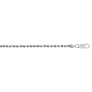 Silver 1.25mm Rope Chain