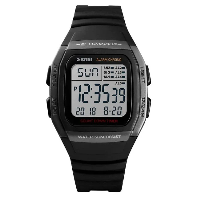 SKMEI Fashion Men Watches Sports Digital Watch Waterproof