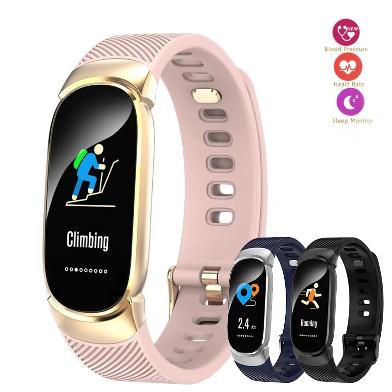 Smart Waterproof Watch Fitness Heart Rate Monitor Watches Blood Pressure Oxygen Health Monitoring Wristband Digital Watches