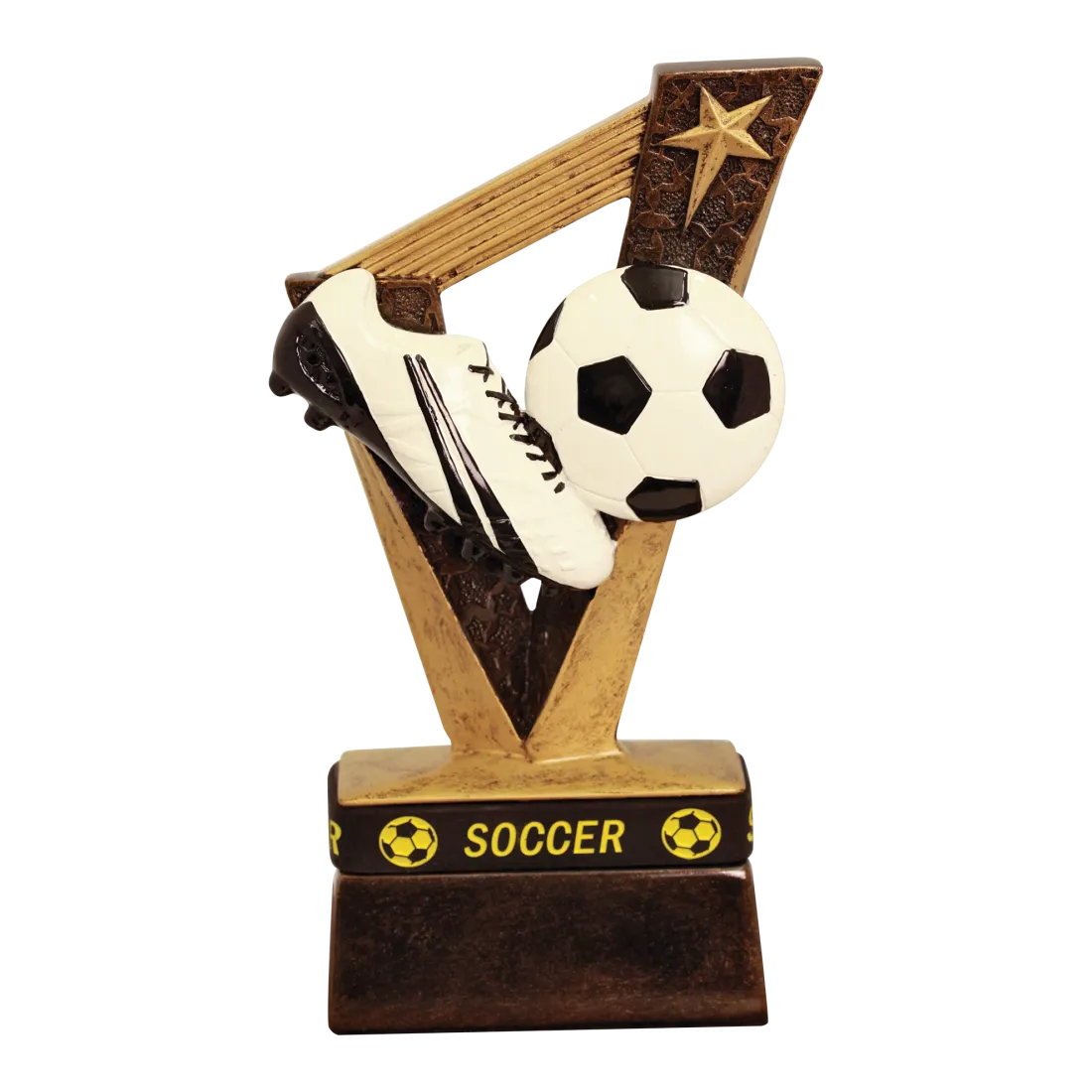 Soccer Trophy Bands Resin