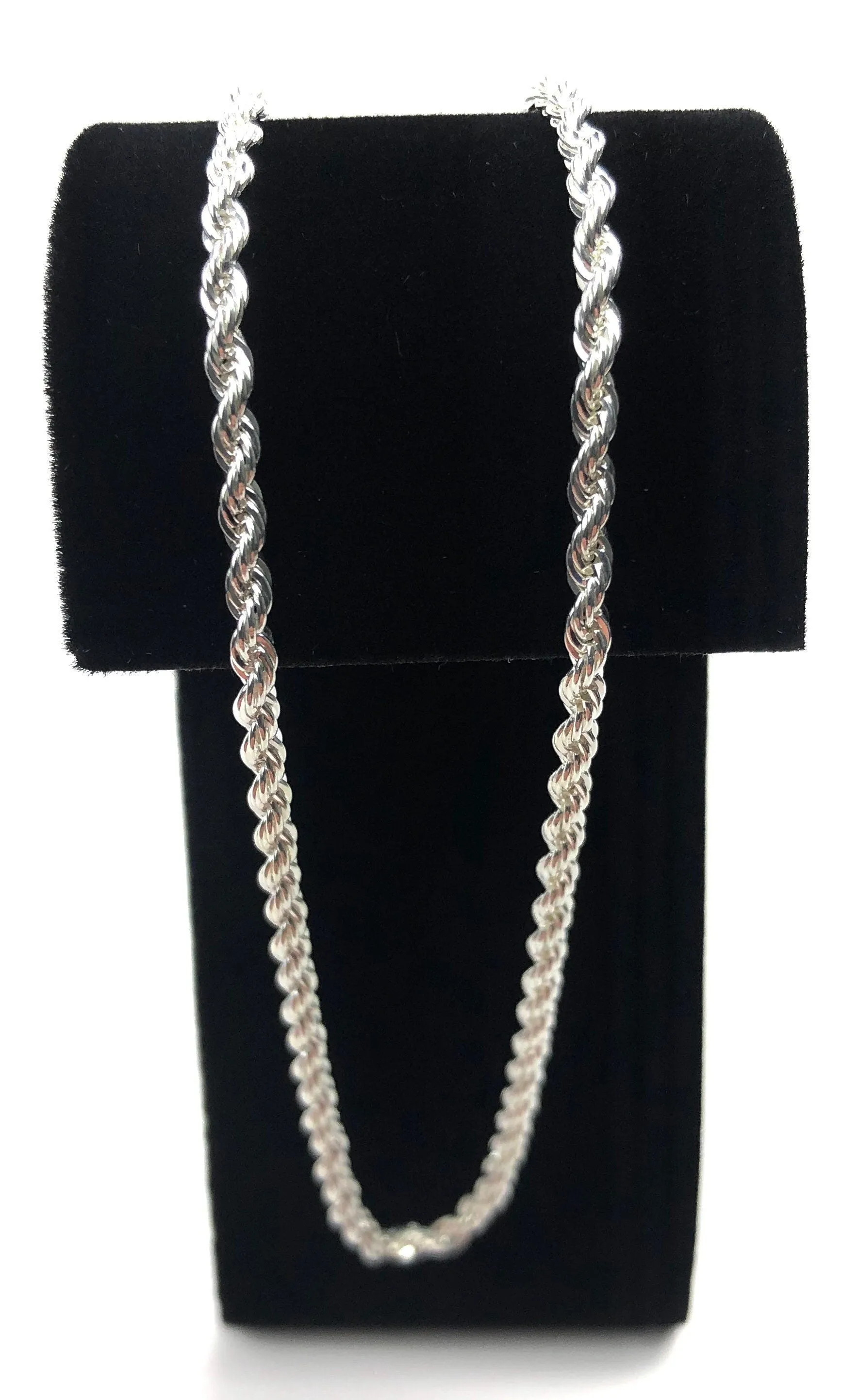 Sparkling “20 925 Sterling Silver 2.5mm Rope Chain . SKU # S2.5FRLC