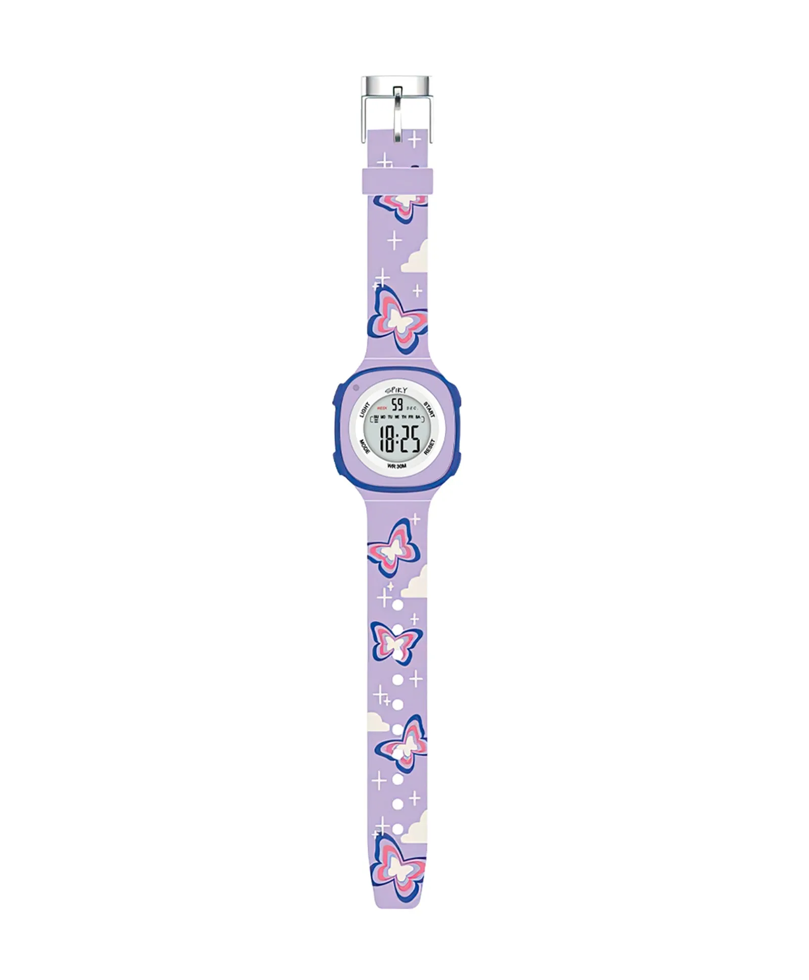 Spiky Eva15 Square Digital Watch for Kids - Turquoise