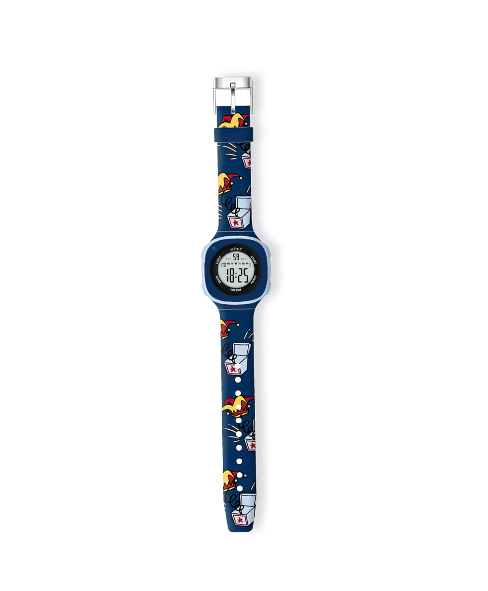 Spiky Eva15 Square Digital Watch for Kids - Turquoise