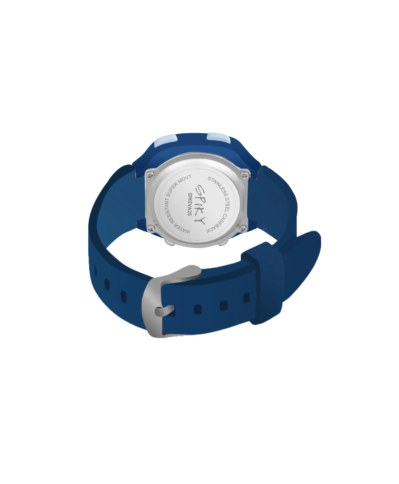 Spiky Eva15 Square Digital Watch for Kids - Turquoise