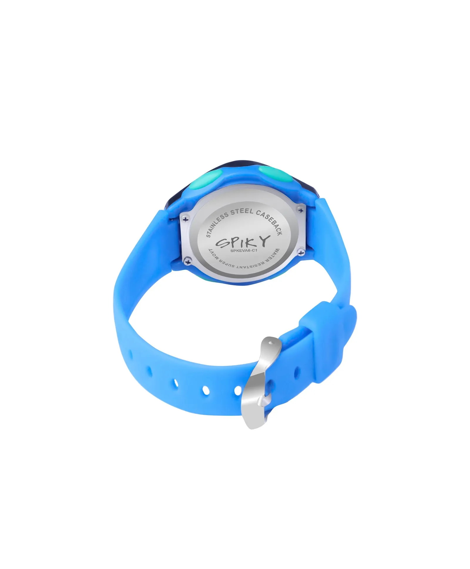 Spiky Eva2 Round Digital Kids Sports Watch - Black