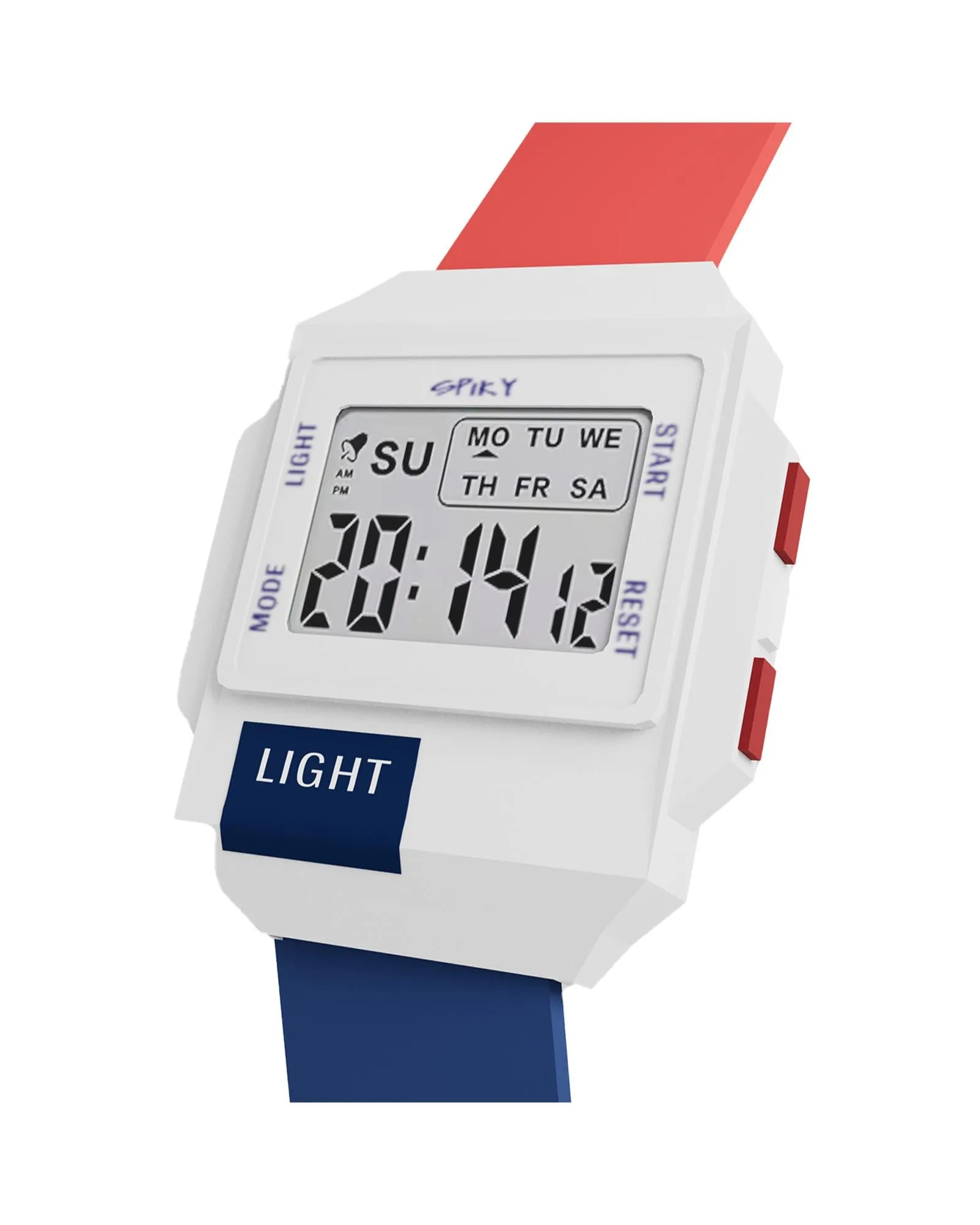 Spiky EVA34 Square Digital Sports Watch for Kids