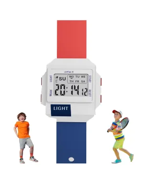 Spiky EVA34 Square Digital Sports Watch for Kids