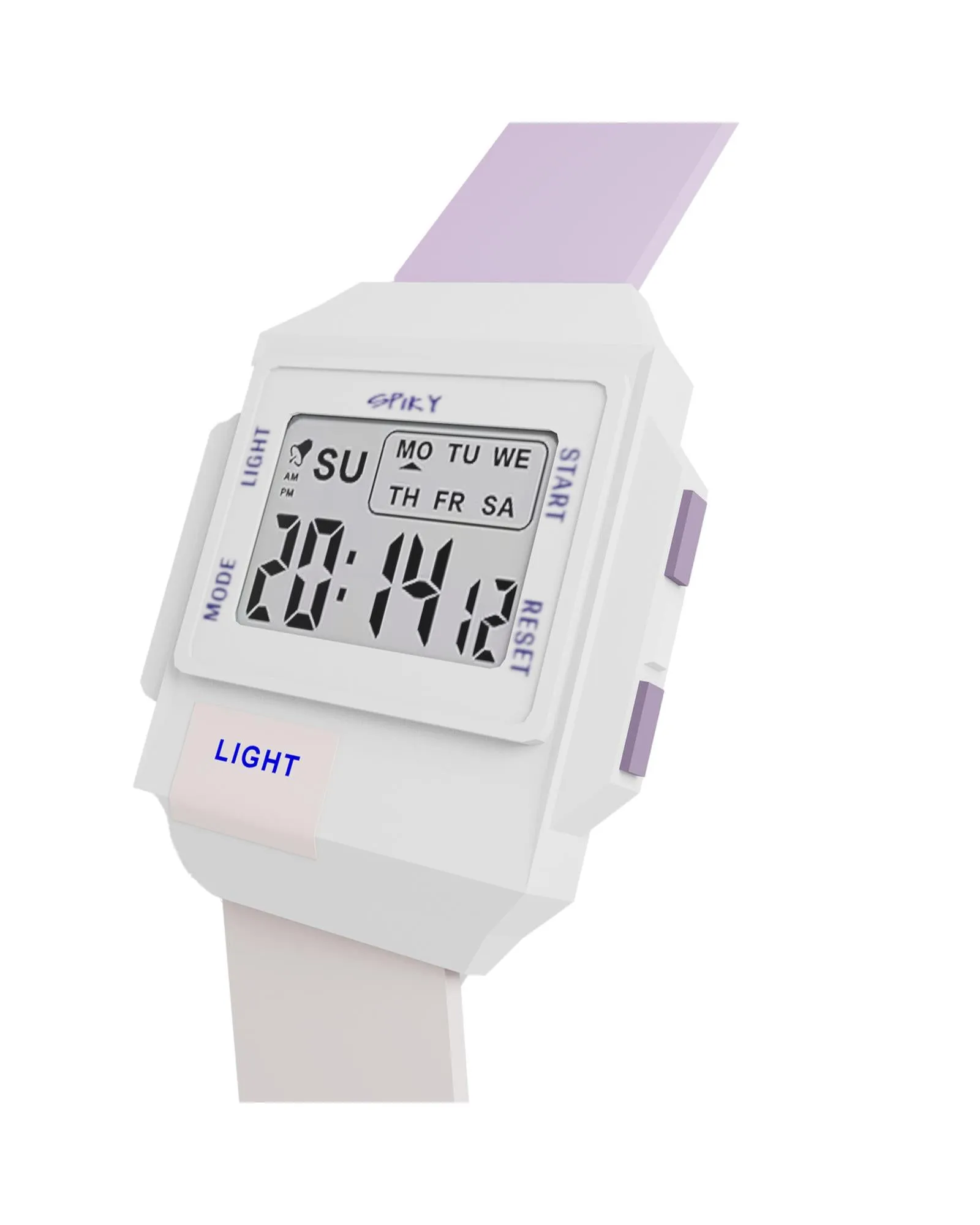 Spiky EVA34 Square Digital Sports Watch for Kids
