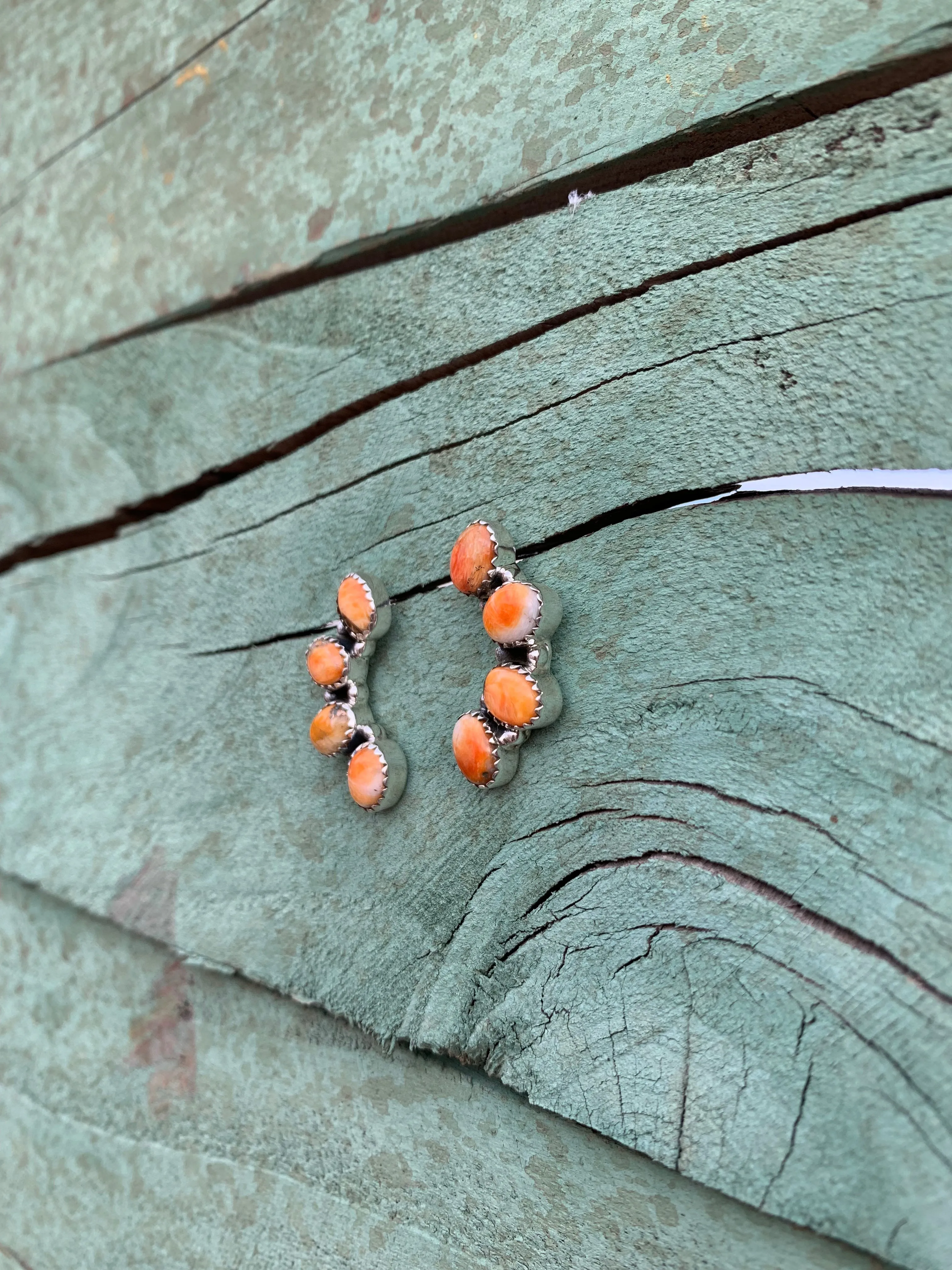 Spiny Oyster Post earrings