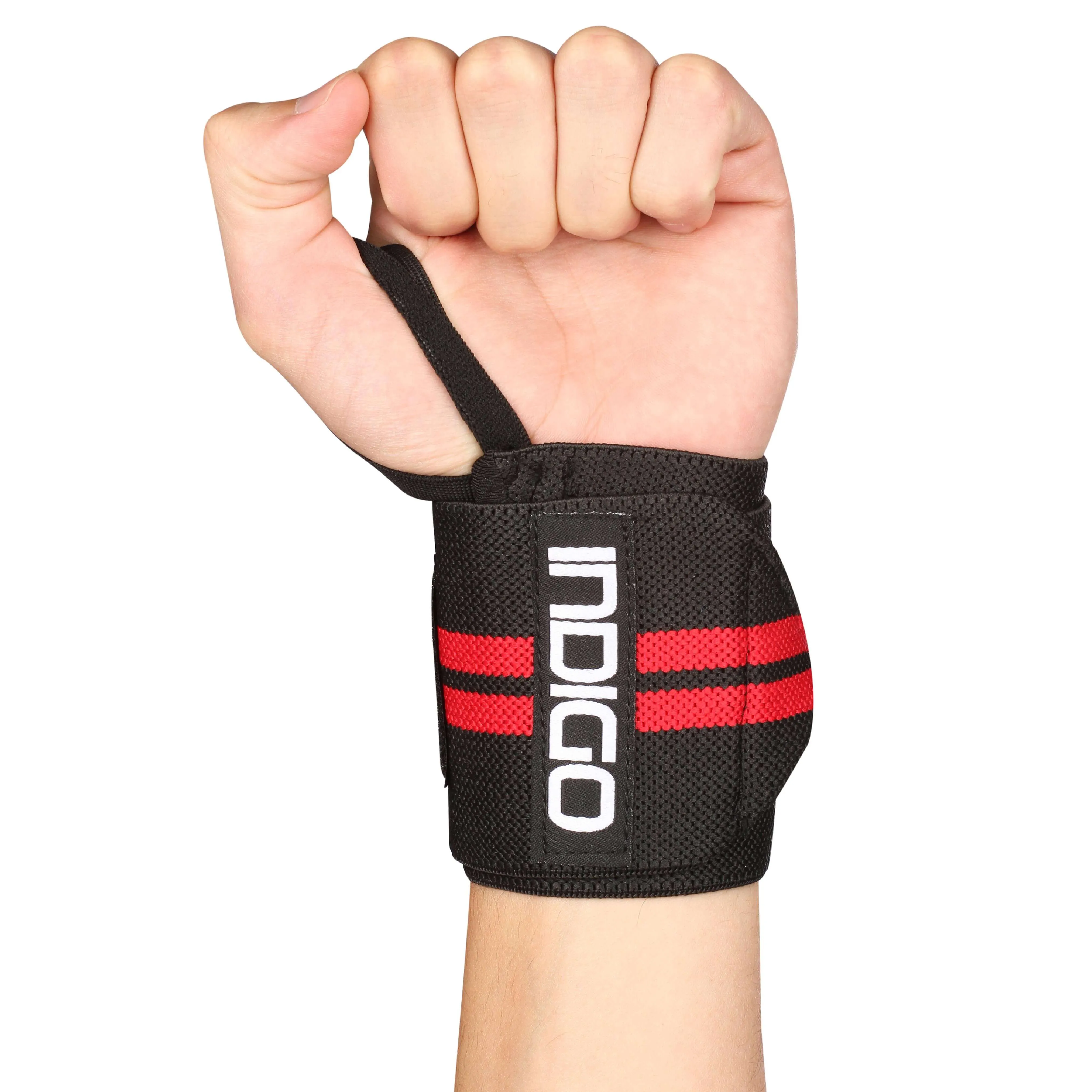 Sport Wristbands Gym INDIGO Black-Red
