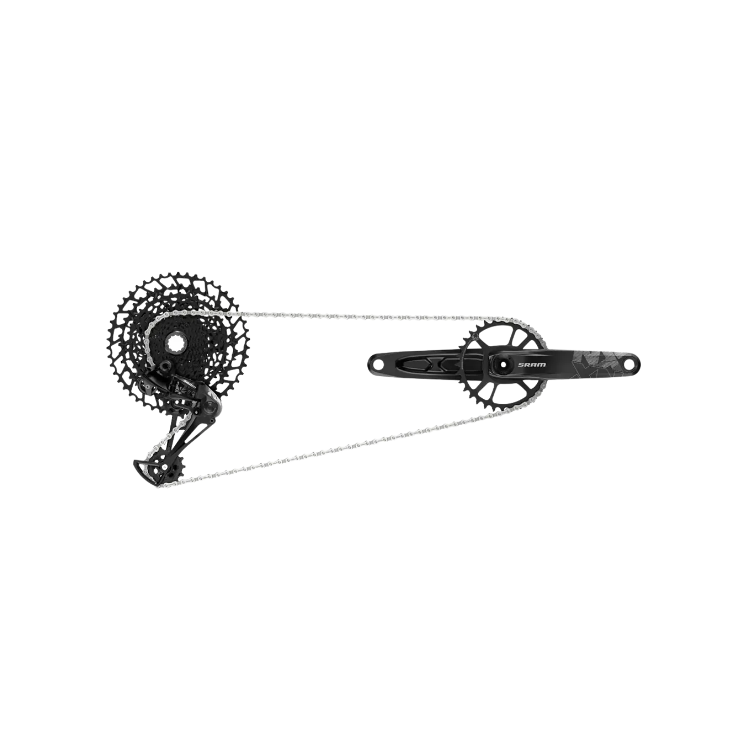 Sram NX Eagle Mech, Shifter, DUB Boost Crank 175, Chain, Cassette