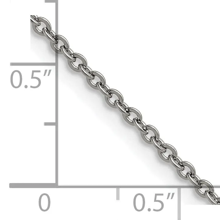 Stainless Steel Cable Chain 2.3MM