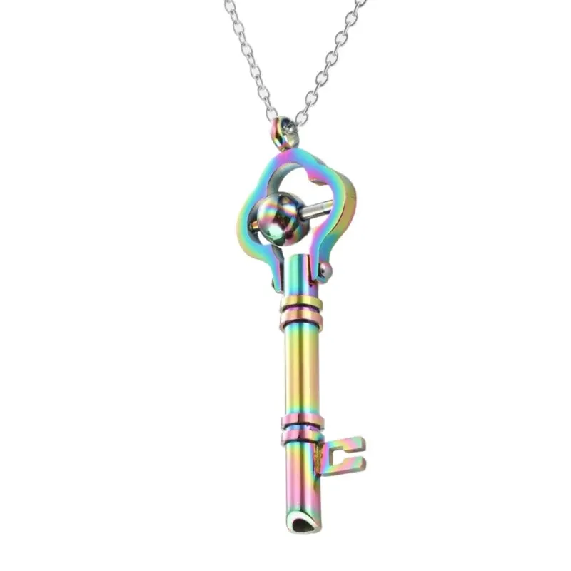Stainless Steel Mindful Breathing Meditation Necklace