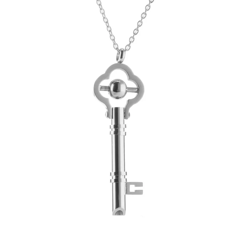 Stainless Steel Mindful Breathing Meditation Necklace