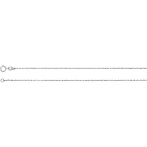 Sterling Silver 1mm Rope 18" Chain