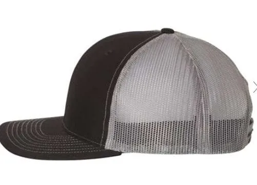 Strike Zone Richardson 112 Adjustable Snap back Trucker Cap w/emb side logo