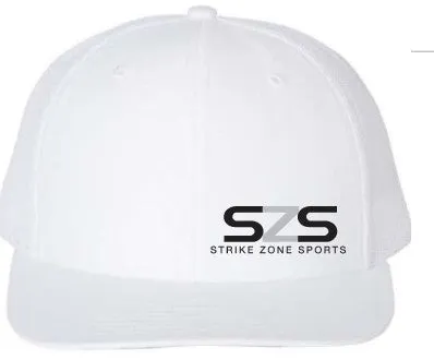 Strike Zone Richardson 112 Adjustable Snap back Trucker Cap w/emb side logo