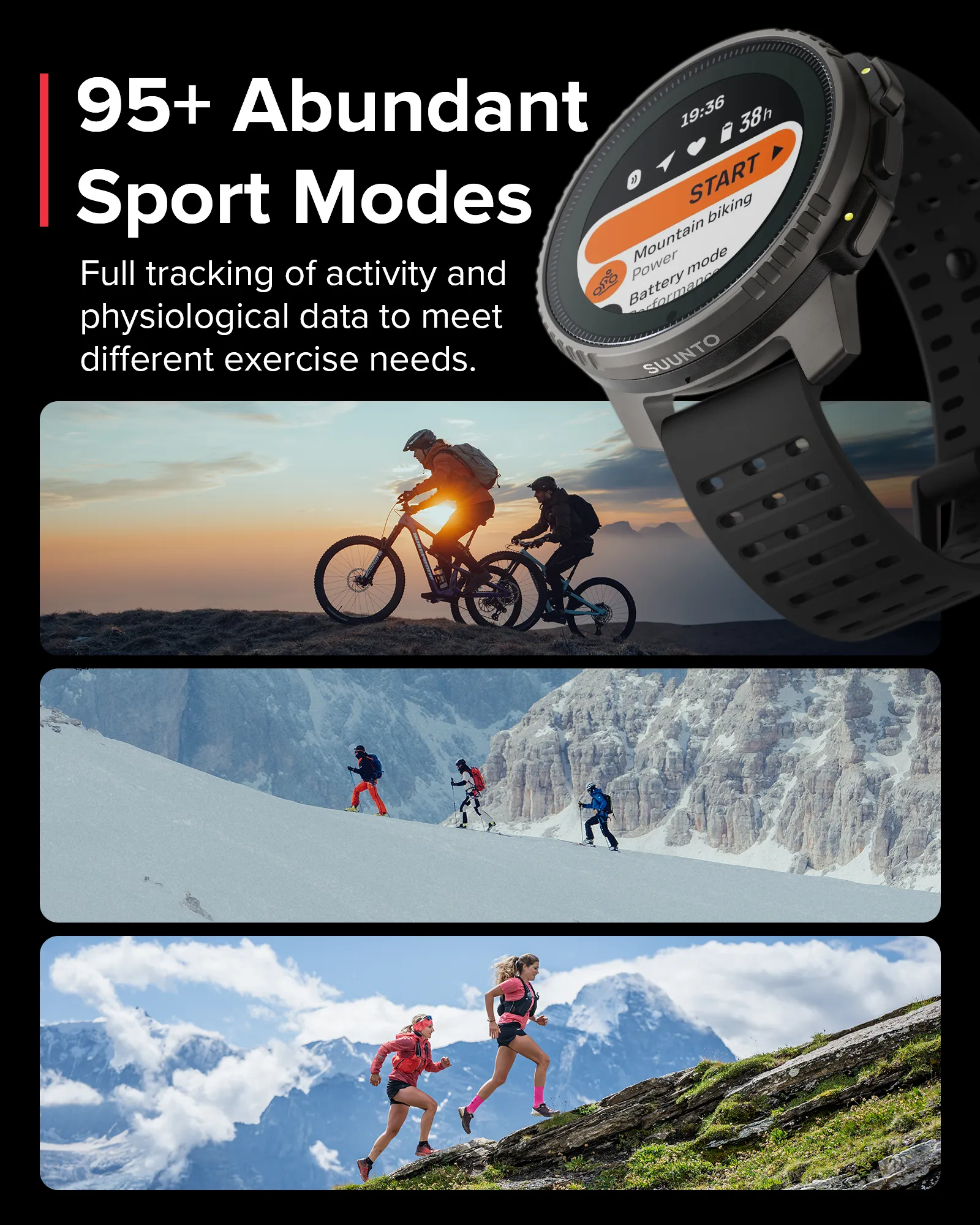 SUUNTO VERTICAL Titanium Solar Black