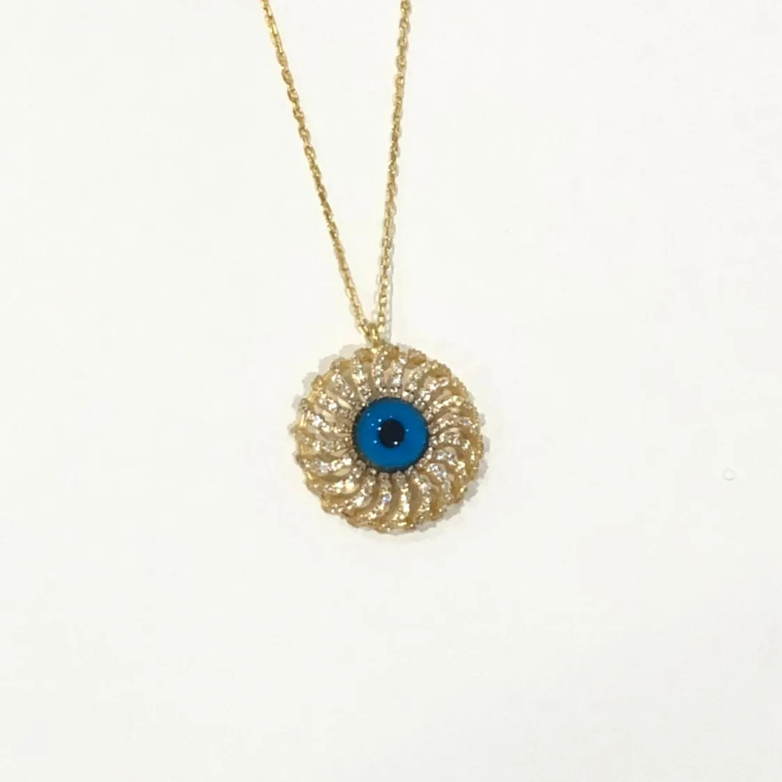 Swirl Eye Necklace