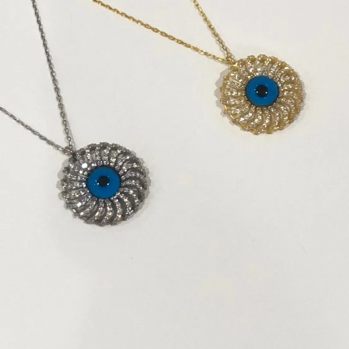 Swirl Eye Necklace