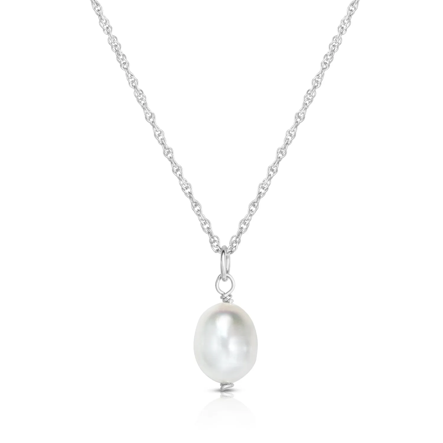 Teardrop Pearl Necklace