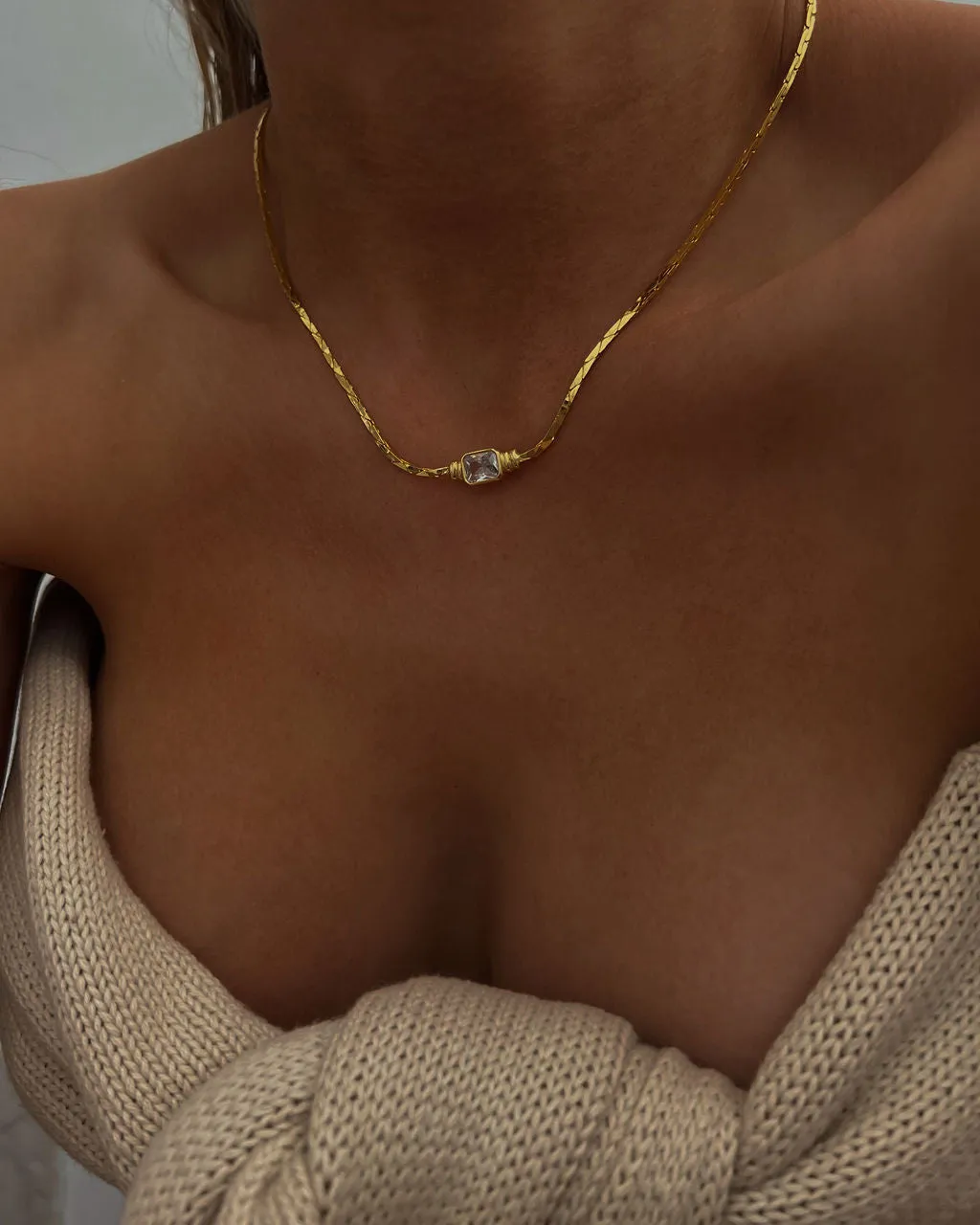 The Camille Chain Necklace- Gold (Ships Early March)
