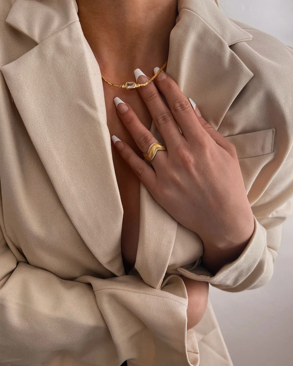 The Camille Chain Necklace- Gold (Ships Early March)