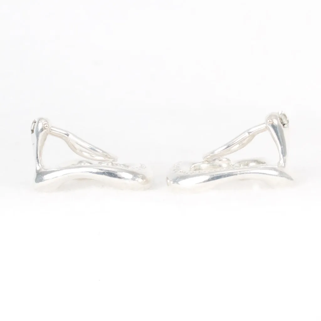 Tiffany & Co Open Heart Earrings by Elsa Peretti