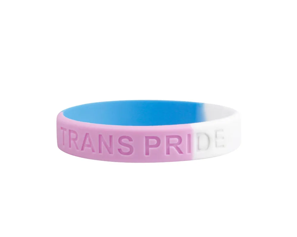 Transgender Flag PRIDE Silicone Bracelet Wristbands
