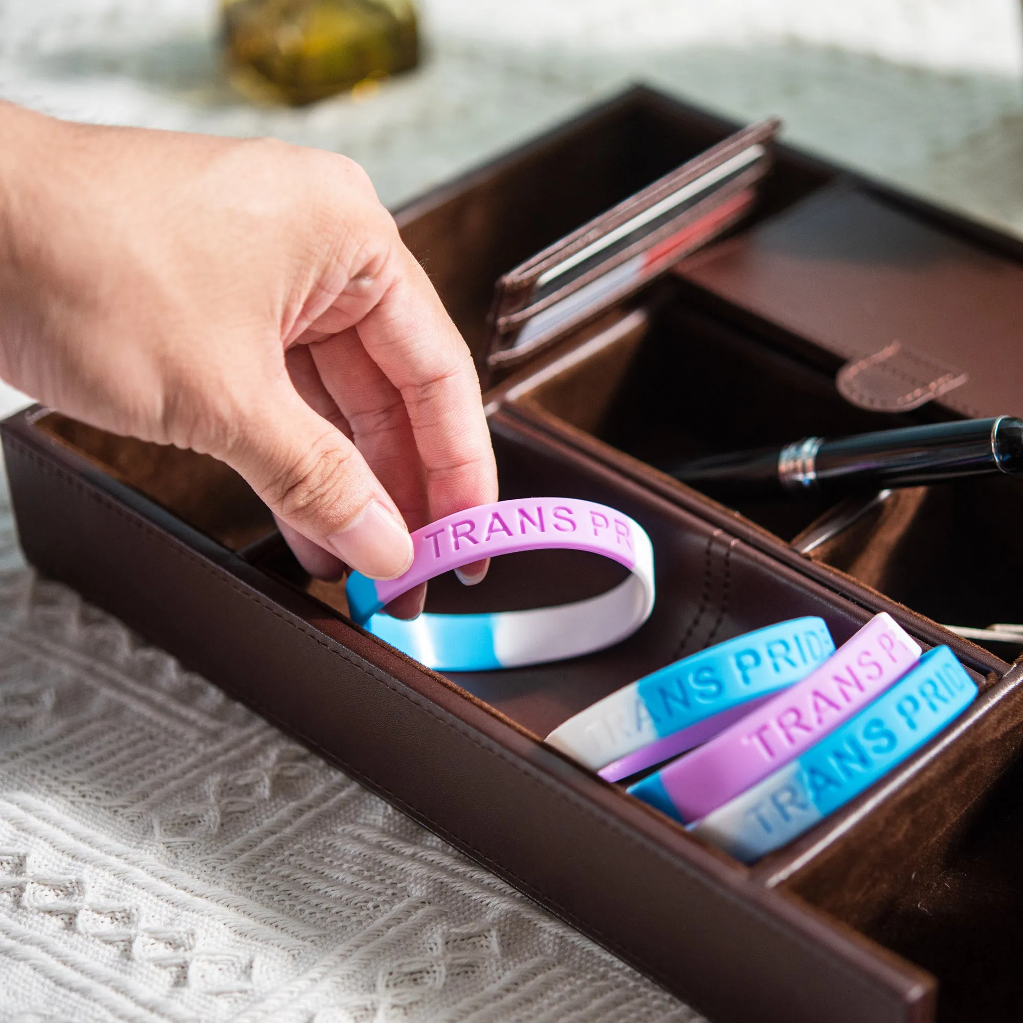 Transgender Flag PRIDE Silicone Bracelet Wristbands