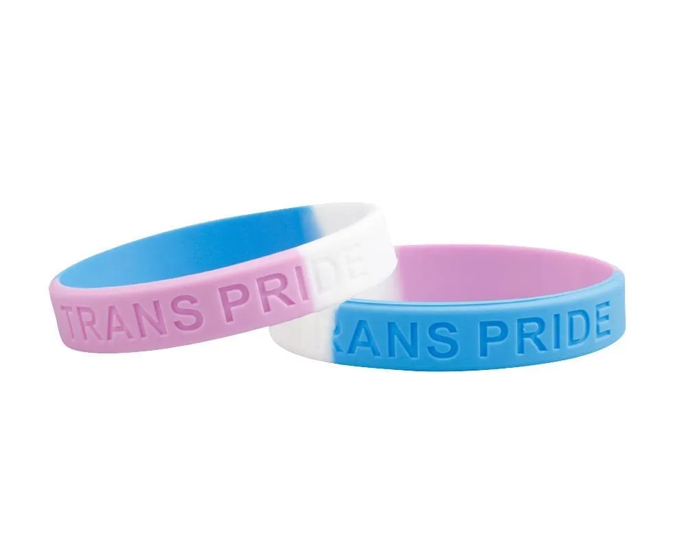 Transgender Flag PRIDE Silicone Bracelet Wristbands