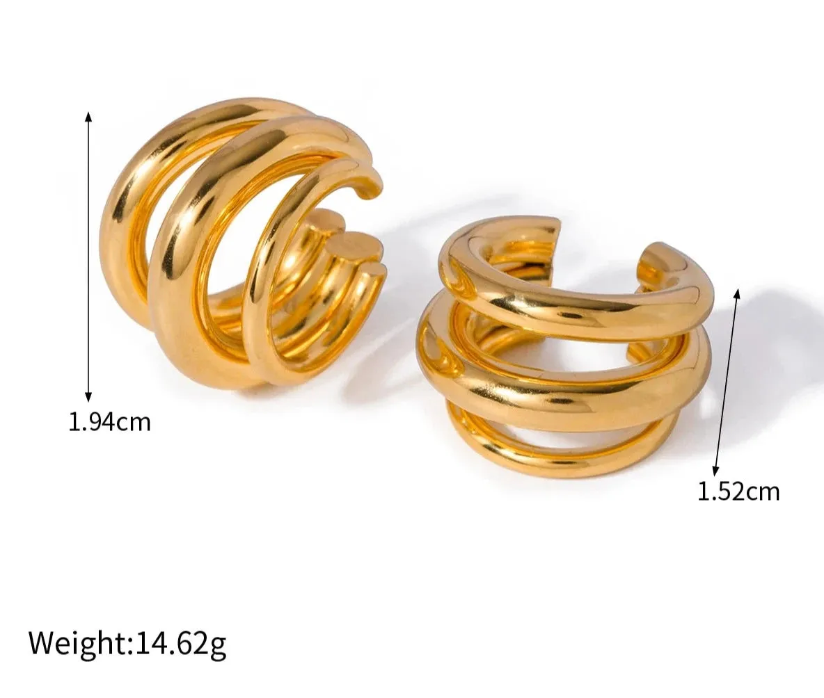 Triple Layer Ear Clip