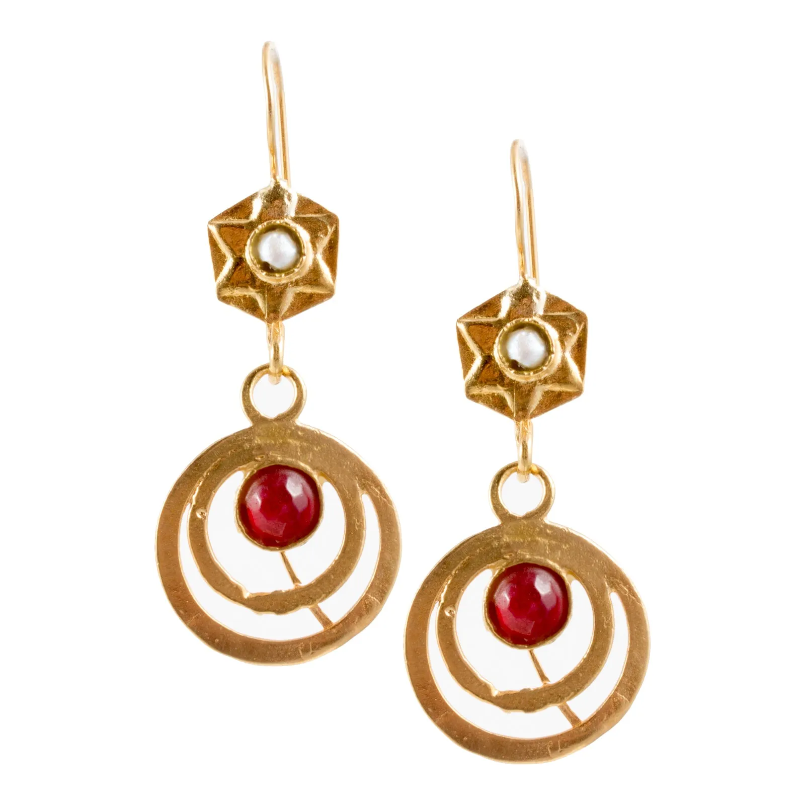 Turkish Delights Earrings: Shooting Star Drops (Two Colors)