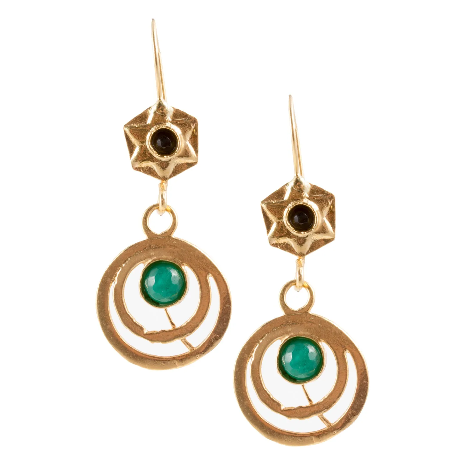 Turkish Delights Earrings: Shooting Star Drops (Two Colors)