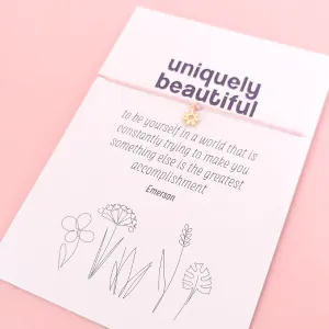 Uniquely Beautiful Wish Bracelet