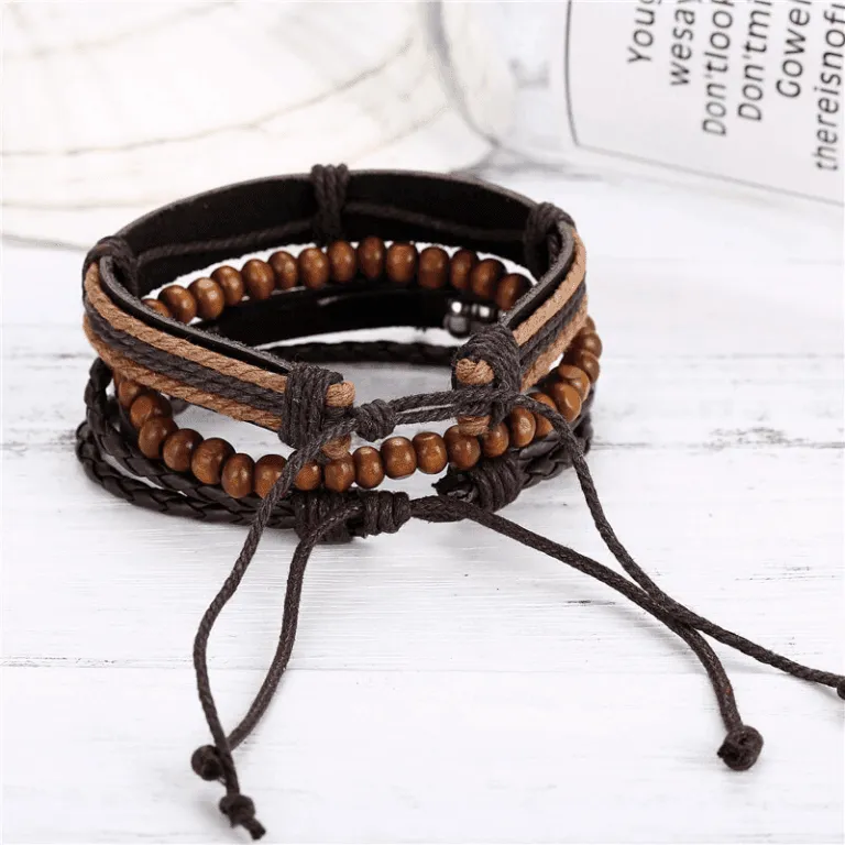 VacationGrabs Hope Bracelet Set for Men - Stylish Wristbands