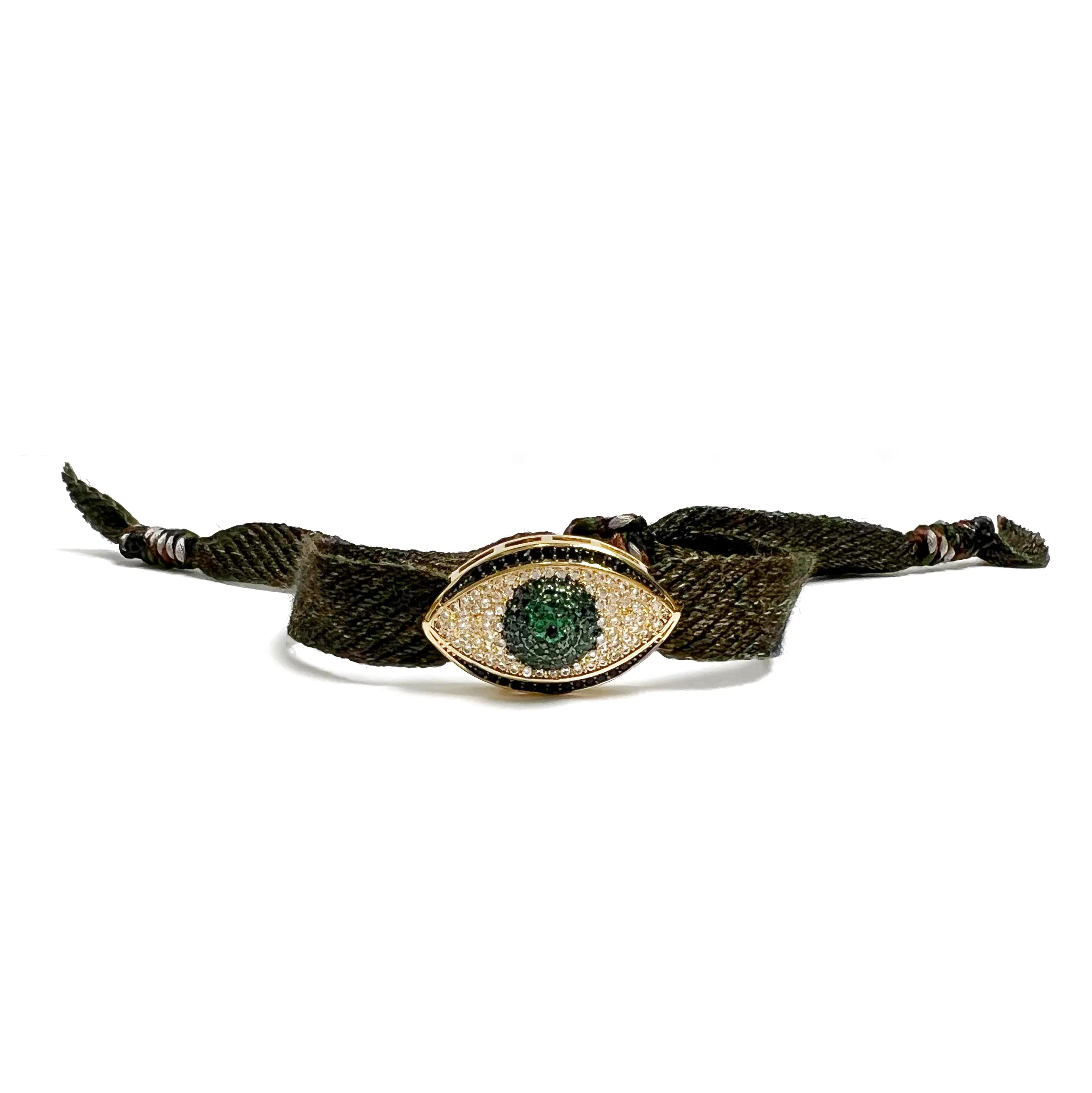 Vana Color Ribbon Eye Charm Bracelet
