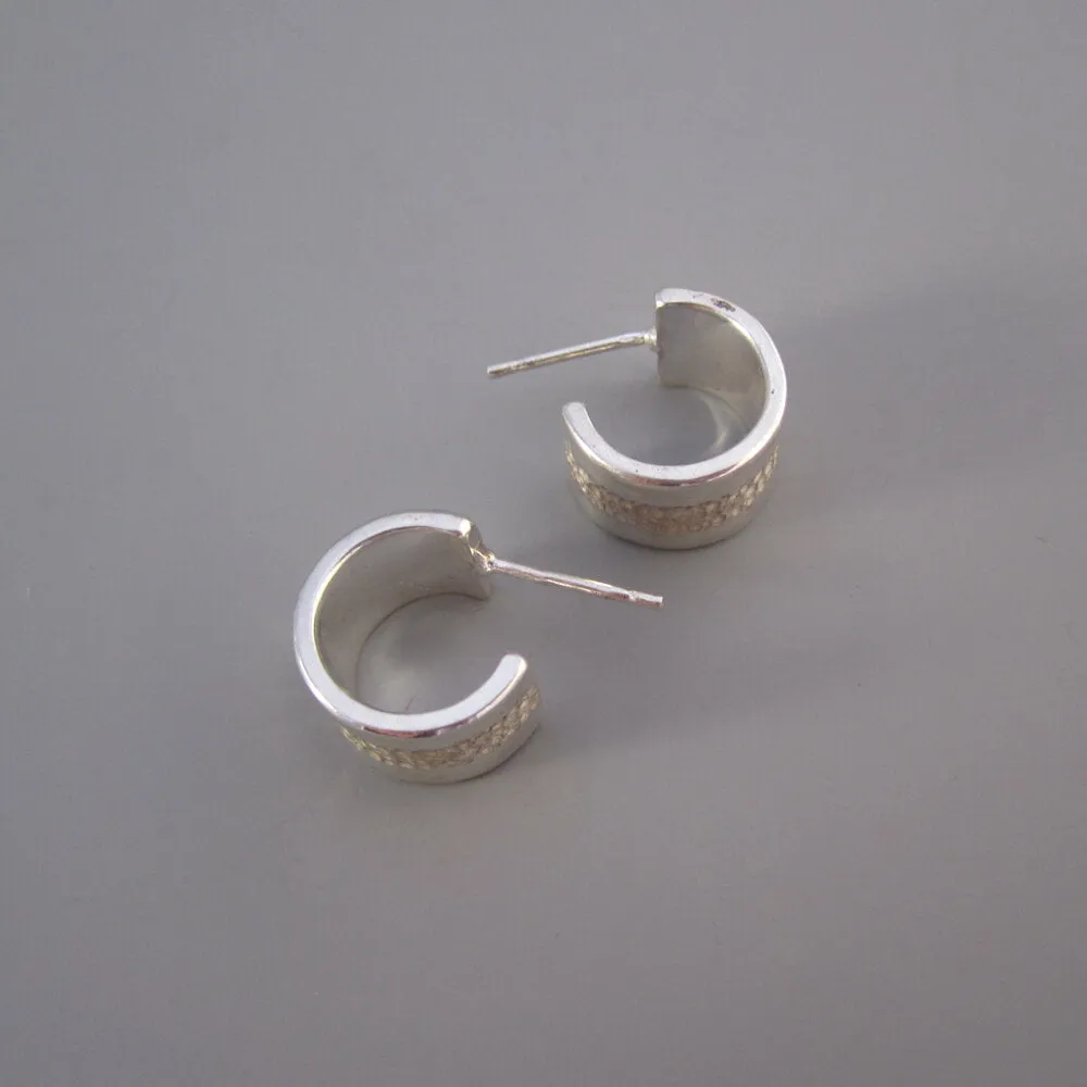 Vapour Sterling Silver Cuff Earrings