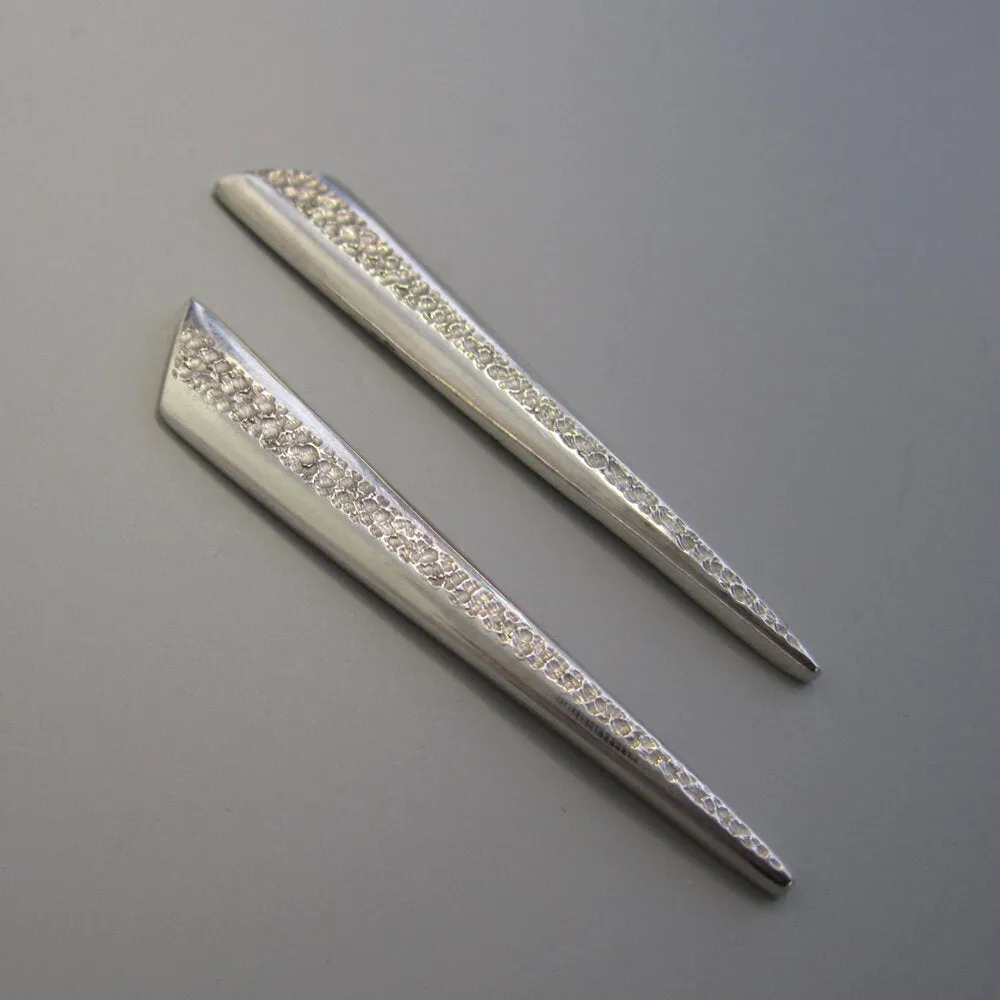 Vapour Sterling Silver Long Earrings