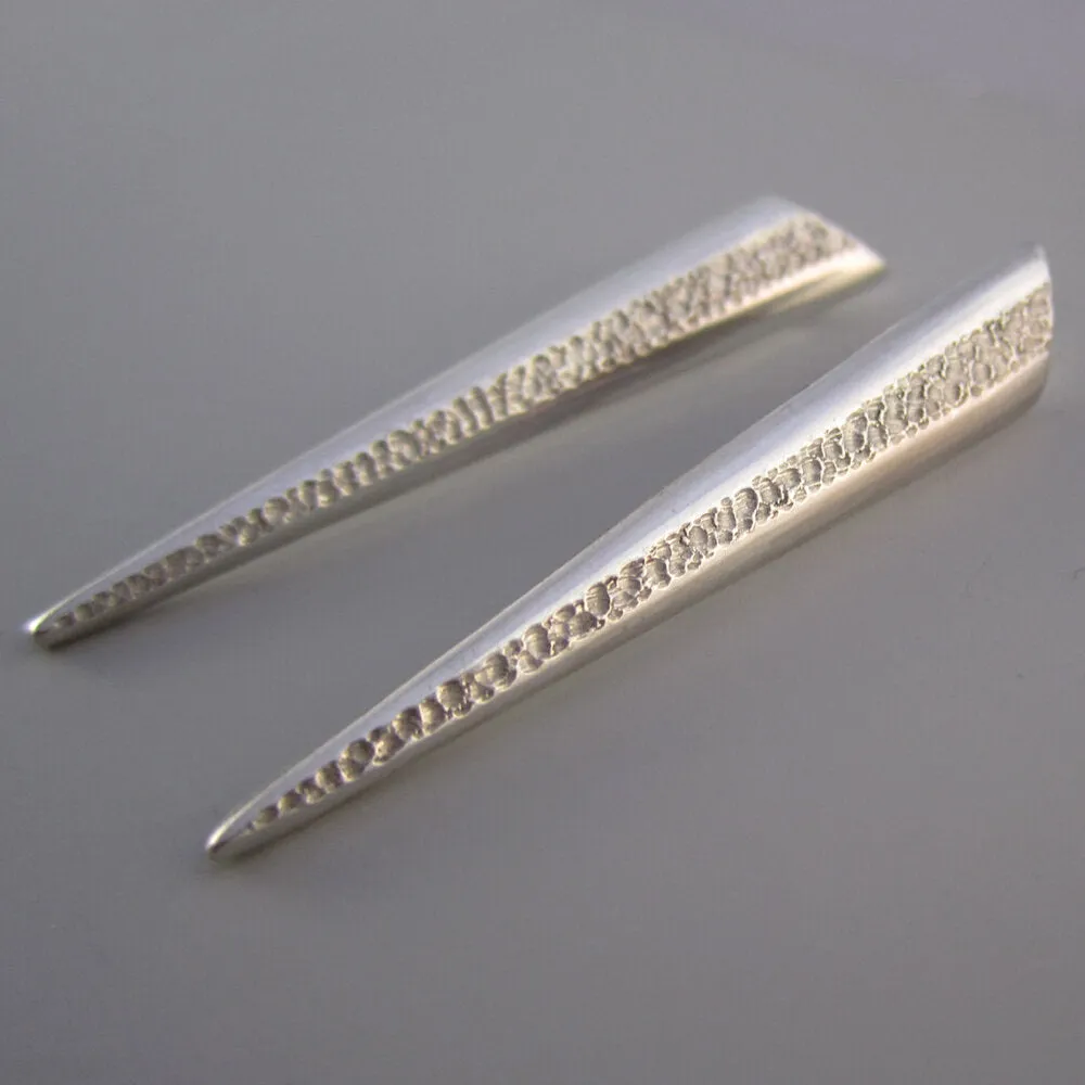 Vapour Sterling Silver Long Earrings