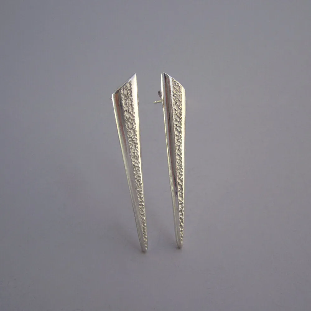 Vapour Sterling Silver Long Earrings