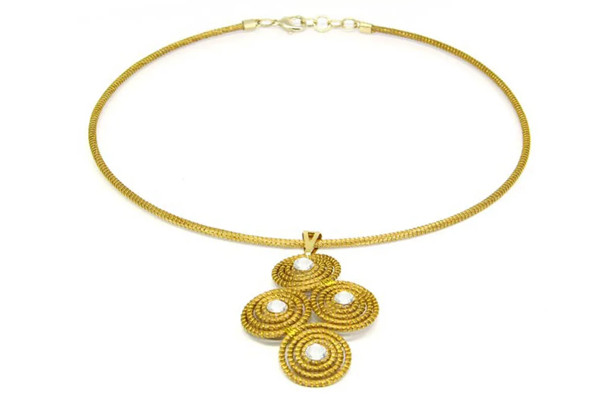 Vegetable Gold Iside Necklace
