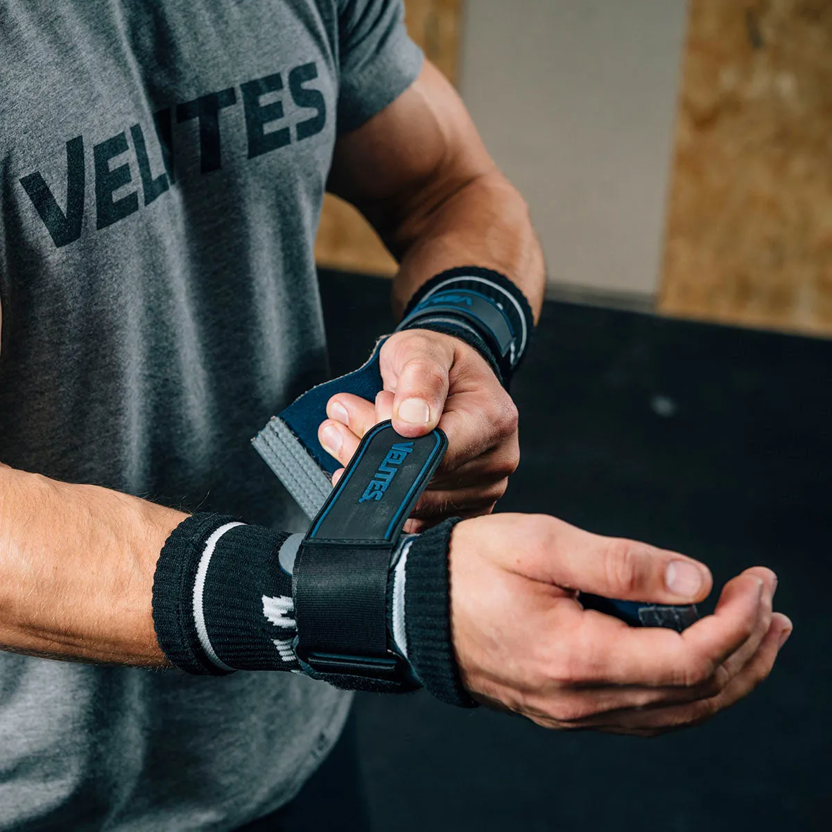 Velites - Quad Ultra Hand Grips - Grey/Blue