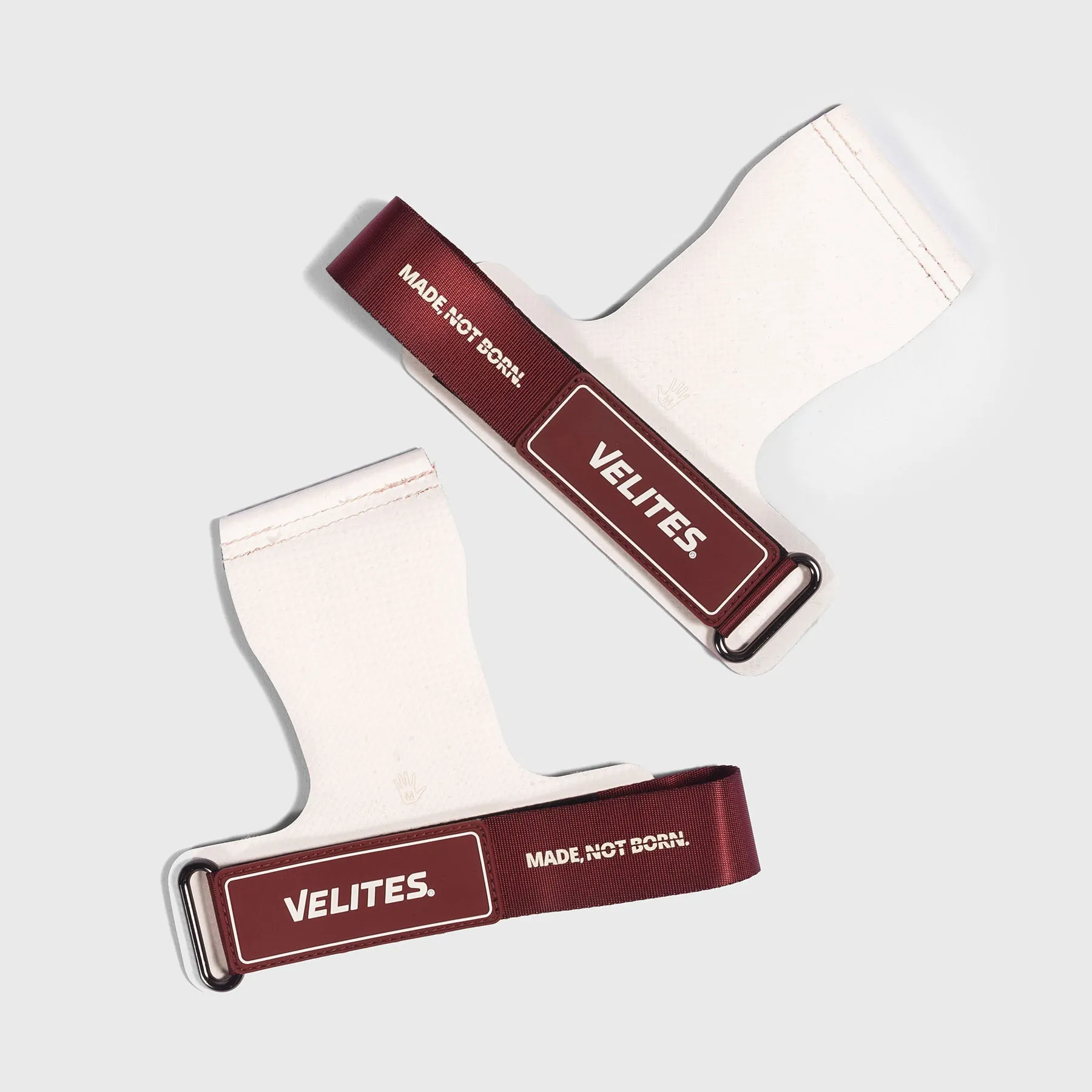 Velites - Quad Ultra Hand Grips - White/Garnet