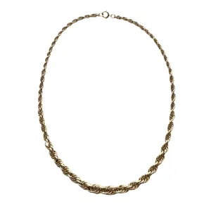 Vintage Graduated Rope Chain