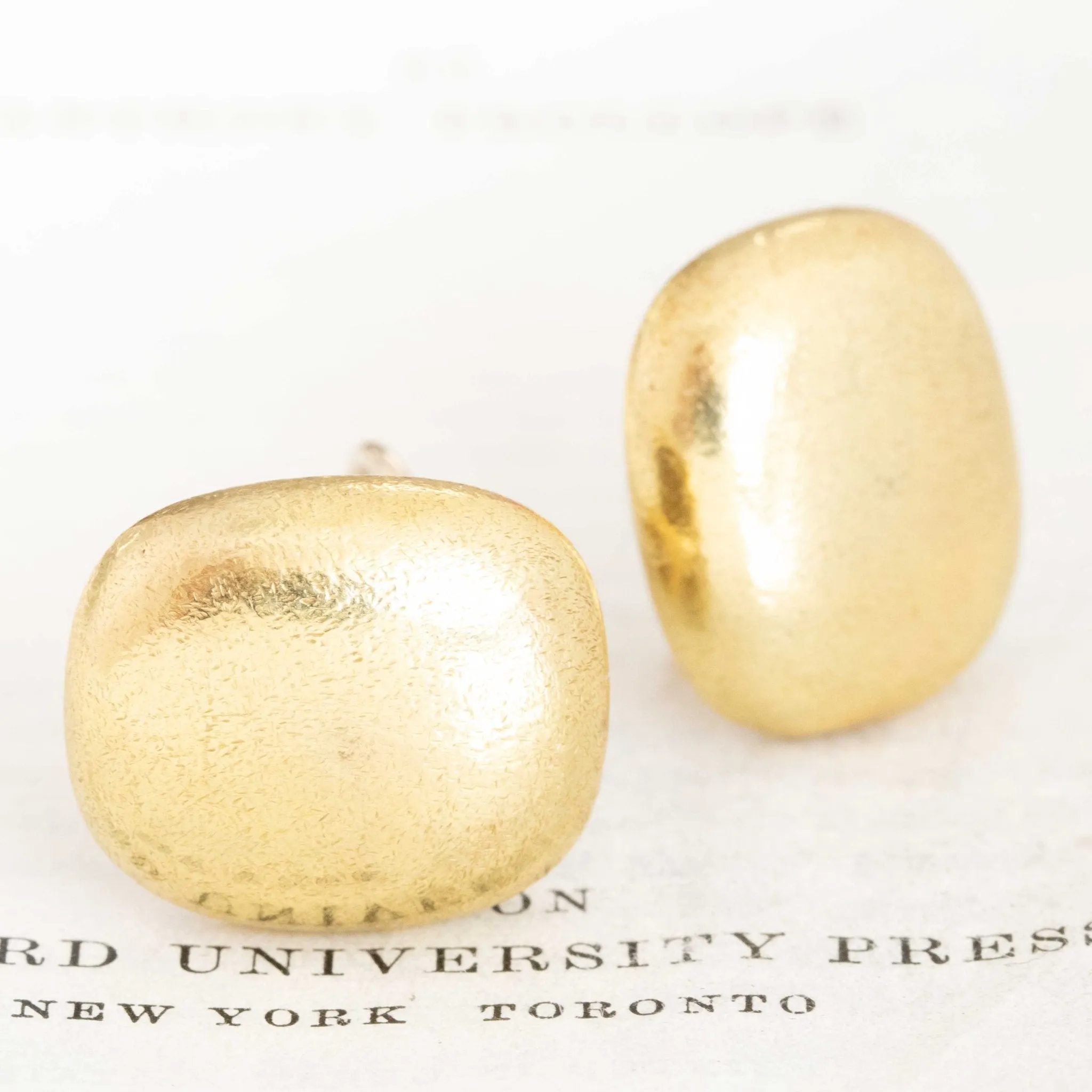 Vintage Oval Clip-On Earrings by Tiffany & Co.