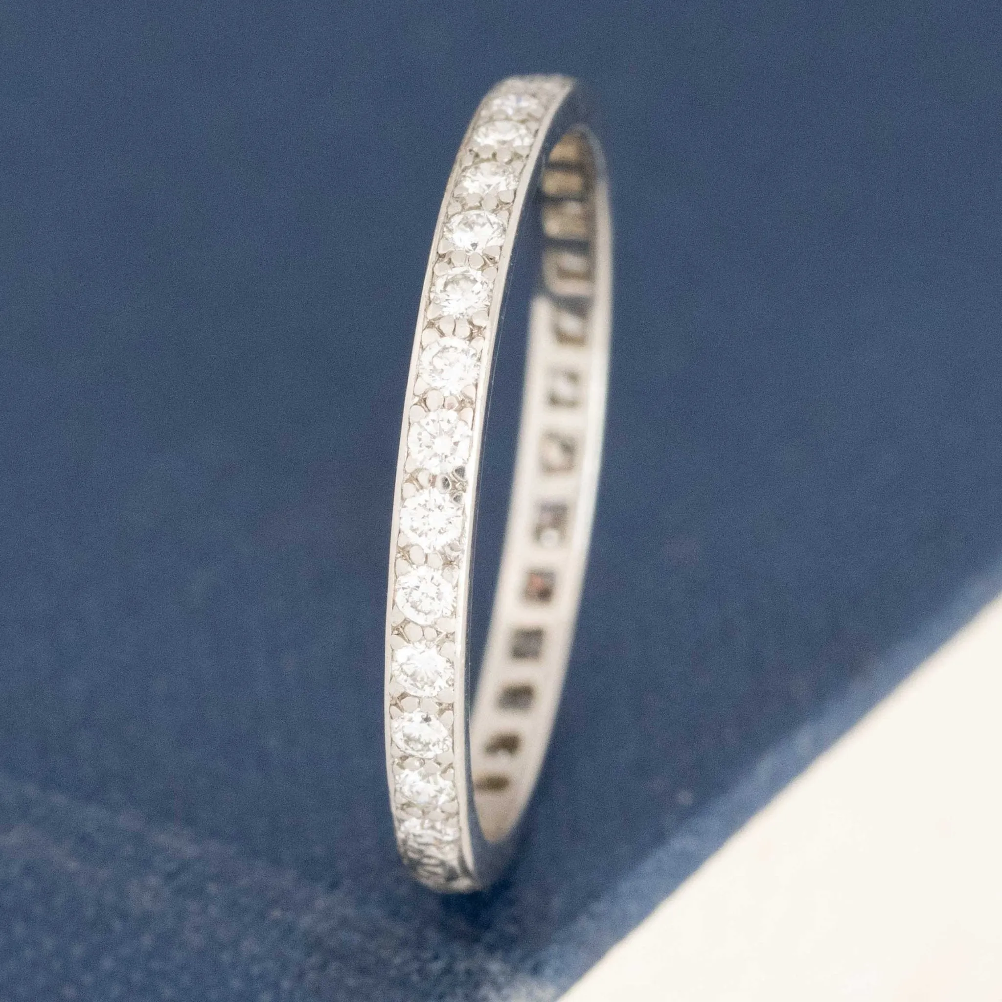 Vintage Slim Diamond Eternity Band