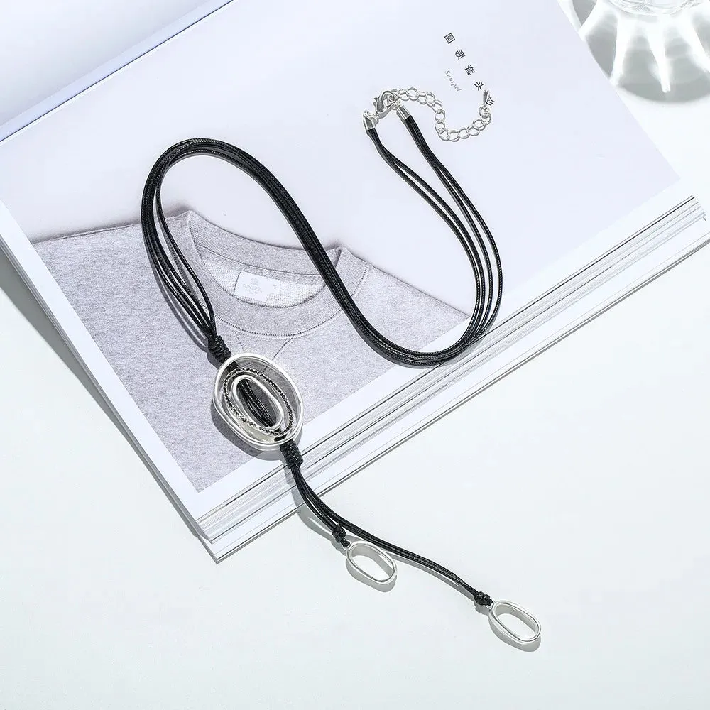 Vintage Statement Necklaces Handmade Suspension Long Chains Christmas Gifts Goth Pendants